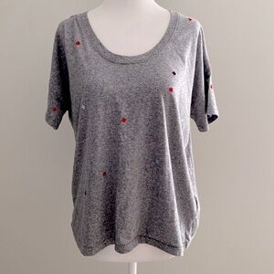 Madewell Heather gray oversized T-shirt